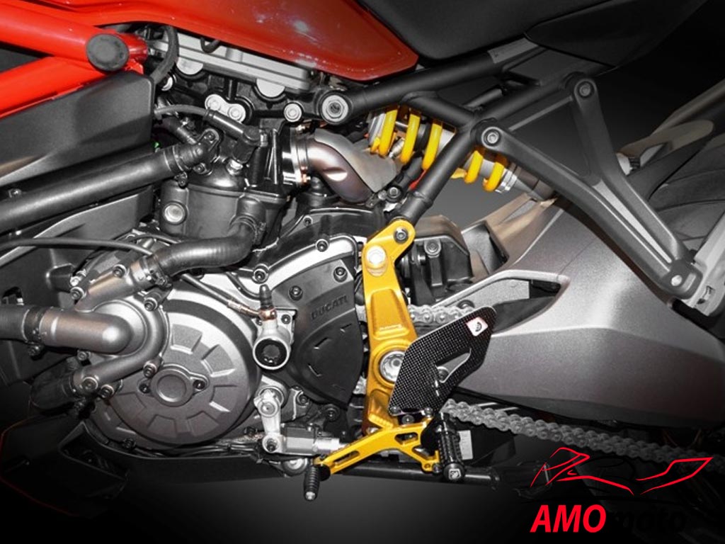 Ducabike PRM12R01 Monster 1200R einstellbare Fußrastenanlage Ducabike PRM12R01 Monster 1200R einstellbare Fußrastenanlage