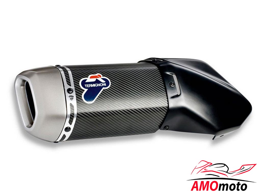 Ducati Multistrada 1260 Termignoni Carbon Silencer (short) with Homologation