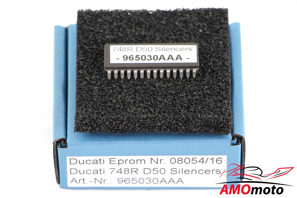 Ducati 748R 50 mm Silencers Eprom No. 08054/16  965030AAA