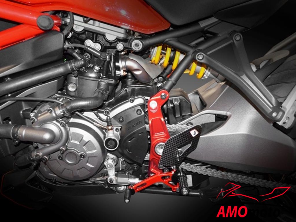 Ducabike PRM12R01 Monster 1200R einstellbare Fußrastenanlage Ducabike PRM12R01 Monster 1200R einstellbare Fußrastenanlage
