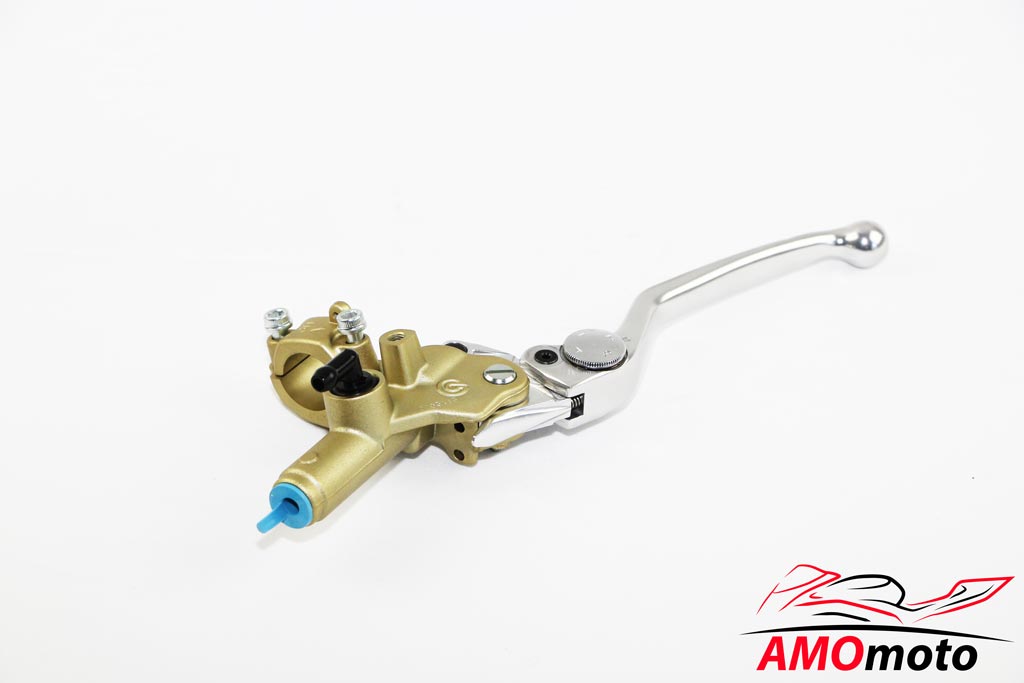 Brembo PSC13 Kupplungspumpe gold mit verstellbarem Hebel Brembo PSC13 Kupplungspumpe gold mit verstellbarem Hebel