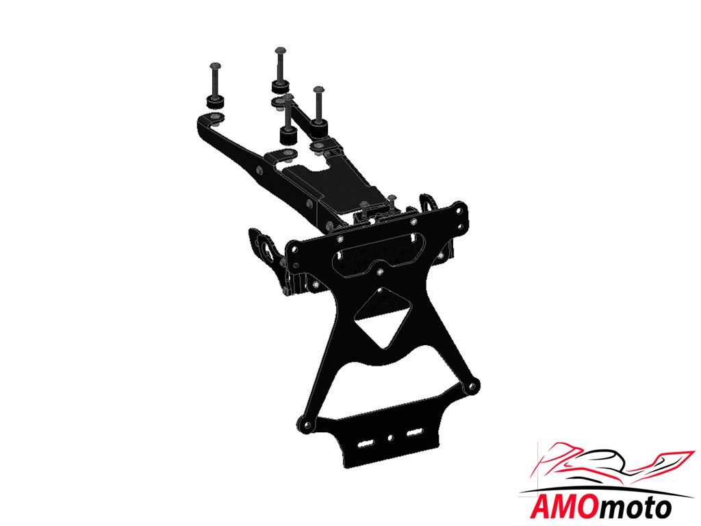 Ducabike PRT02 Einstellbarer Kennzeichenhalter