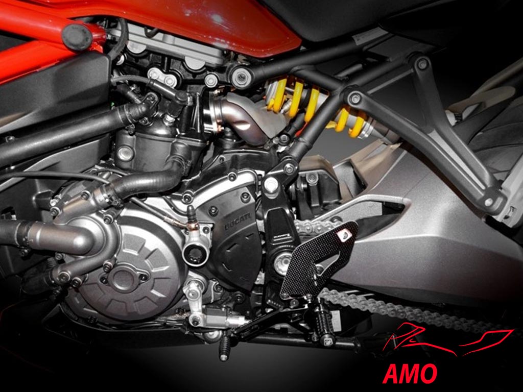 Ducabike PRM12R01 Monster 1200R einstellbare Fußrastenanlage Ducabike PRM12R01 Monster 1200R einstellbare Fußrastenanlage