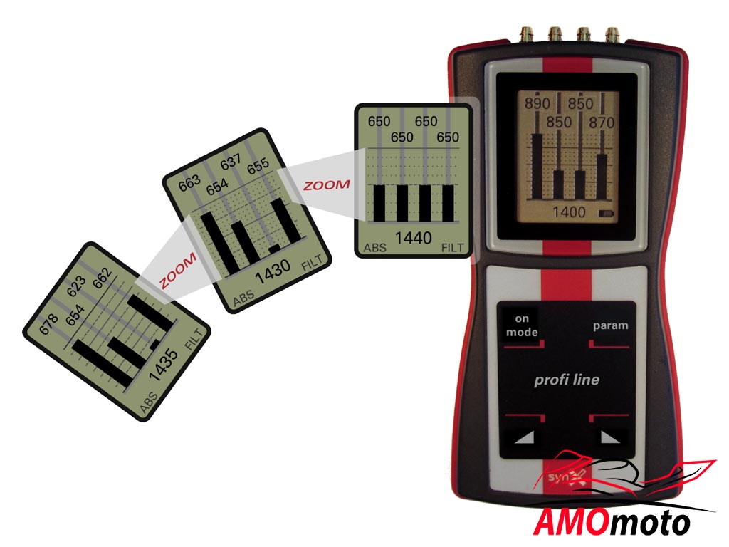 Carburetor synchronous tester synX Profi Line