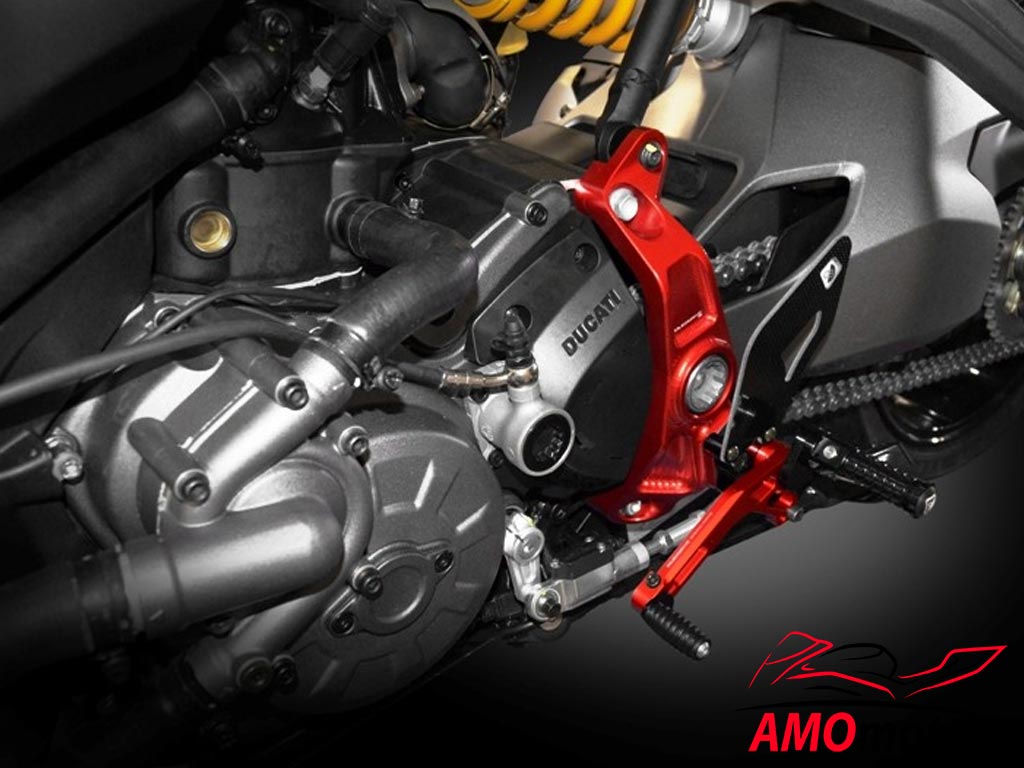 Ducabike PRM12R01 Monster 1200R einstellbare Fußrastenanlage Ducabike PRM12R01 Monster 1200R einstellbare Fußrastenanlage