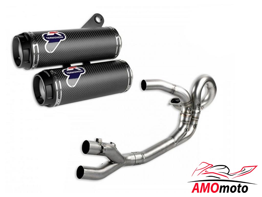 Ducati Monster 1200 Complete Exhaust Racing Carbon