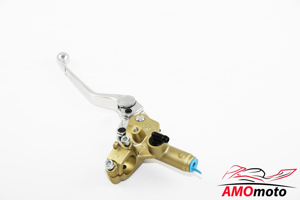 Brembo PSC13 Kupplungspumpe gold mit verstellbarem Hebel Brembo PSC13 Kupplungspumpe gold mit verstellbarem Hebel