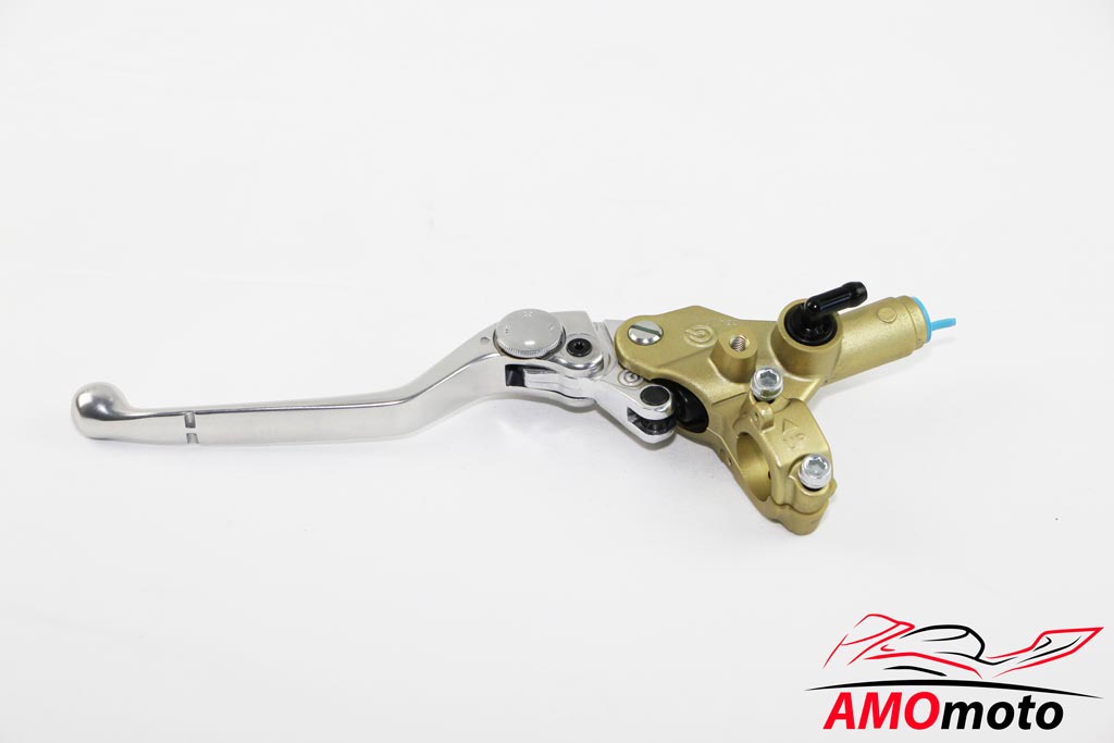 Brembo PSC13 Kupplungspumpe gold mit verstellbarem Hebel Brembo PSC13 Kupplungspumpe gold mit verstellbarem Hebel