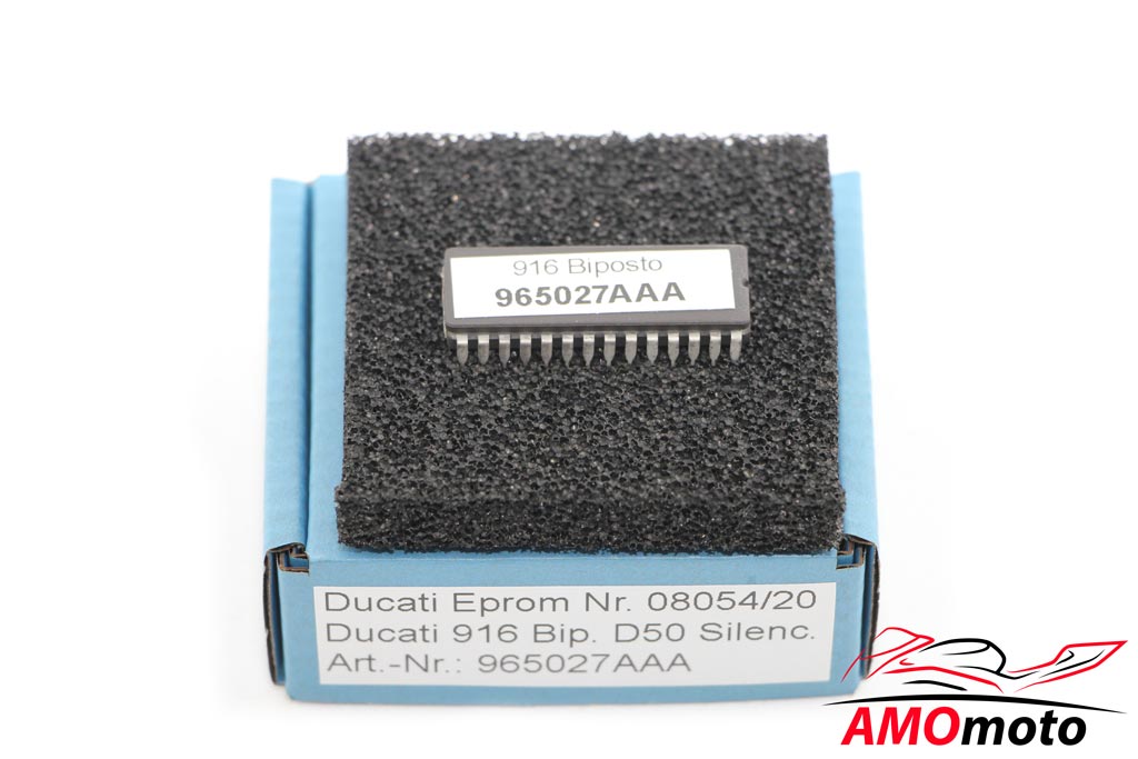 Ducati 916 Biposto 50 mm Schalldämpfer Eprom Nr. 08054/20 965027AAA 